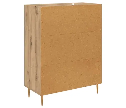 Puse Artisānā Ozols 69,5 X 34 X 90 Cm Inženierijas Koks Vidaxl