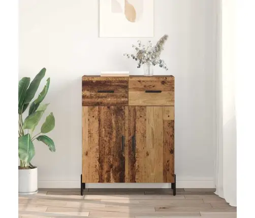 Puse Ar Atvilktni Vecs Koks 69,5 X 34 X 90 Cm Inženierijas Koks Vidaxl