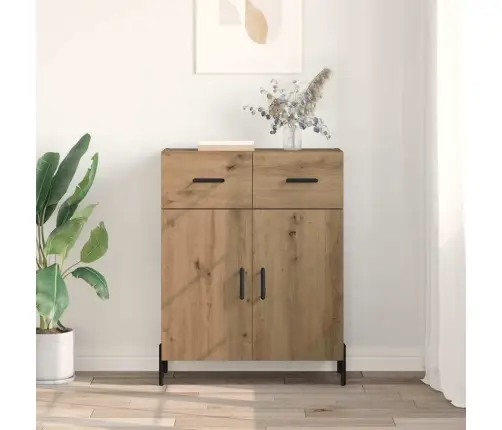 Puse Artisānā Ozols 69,5 X 34 X 90 Cm Inženierijas Koks Vidaxl