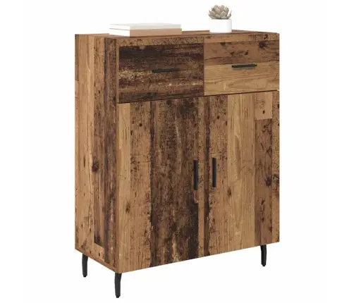 Puse Ar Atvilktni Vecs Koks 69,5 X 34 X 90 Cm Inženierijas Koks Vidaxl