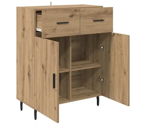 Puse Artisānā Ozols 69,5 X 34 X 90 Cm Inženierijas Koks Vidaxl