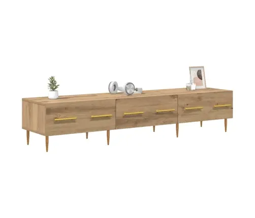 Televizora Skapīša Ar Atvilktni Artisānā Ozols 150 X 36 X 30 Cm Vidaxl