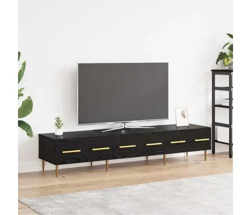 Televizoriaus Spintelė Juodas Ąžuolas 150 X 36 X 30 Cm