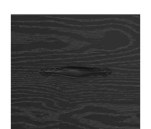 Televizora Skapīša Ar Atvilktni Melns Ozols 150 X 36 X 30 Cm Vidaxl