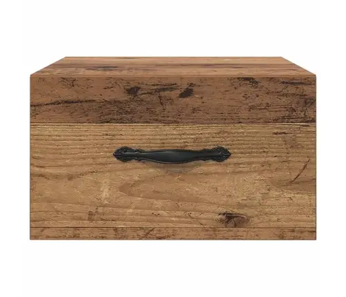 Nakts Skapītis Vecs Koks 35 X 35 X 20 Cm Inženierijas Koks Vidaxl