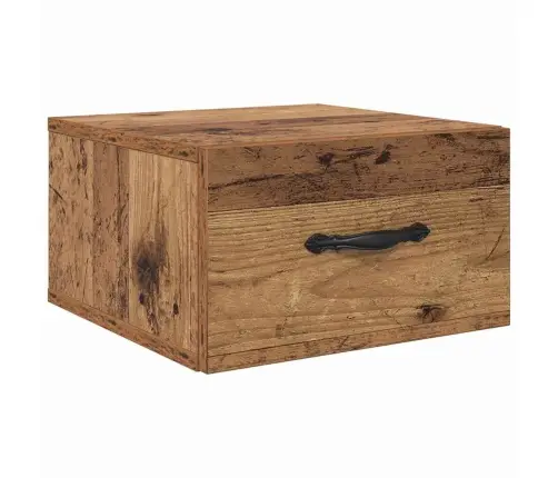 Nakts Skapītis Vecs Koks 35 X 35 X 20 Cm Inženierijas Koks Vidaxl