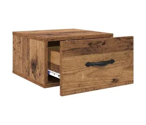 Šalia Lovos Spintelė 2 Pcs Sena Mediena 35 X 35 X 20 Cm