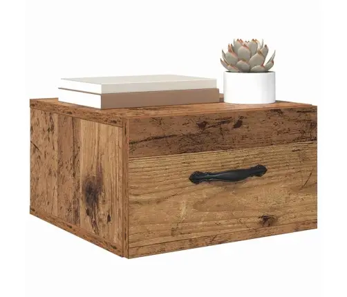 Šalia Lovos Spintelė 2 Pcs Sena Mediena 35 X 35 X 20 Cm