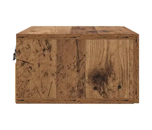 Šalia Lovos Spintelė 2 Pcs Sena Mediena 35 X 35 X 20 Cm