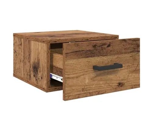 Šalia Lovos Spintelė Su Stalčių Sena Mediena 35 X 35 X 20 Cm