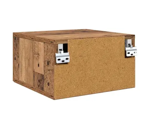 Šalia Lovos Spintelė Su Stalčių Sena Mediena 35 X 35 X 20 Cm