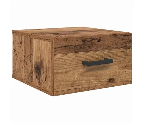 Šalia Lovos Spintelė Su Stalčių Sena Mediena 35 X 35 X 20 Cm