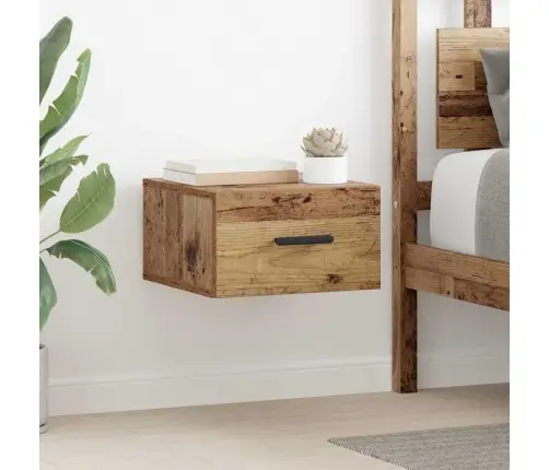 Nakts Skapītis Vecs Koks 35 X 35 X 20 Cm Inženierijas Koks Vidaxl