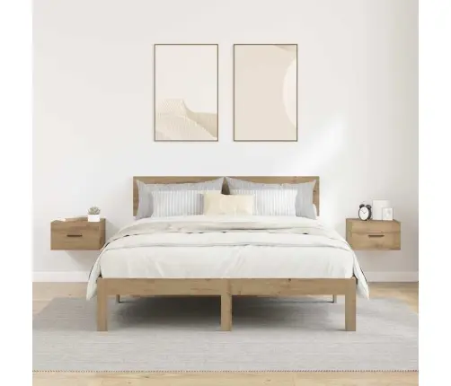 Nakts Skapītis 2 Pcs Amatnieku Ozola 35 X 35 X 20 Cm Vidaxl