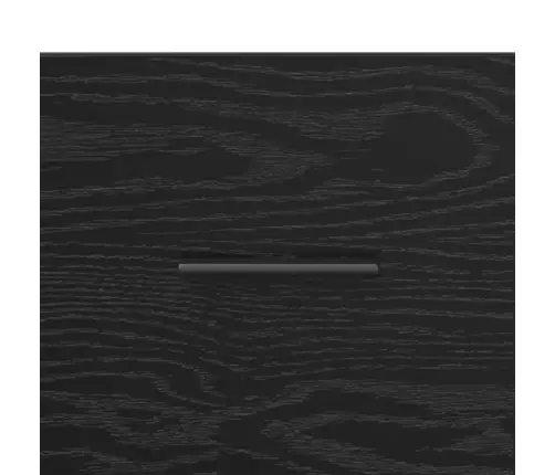 Šalia Lovos Spintelė 2 Pcs Juoda Ąžuolo 35 X 35 X 20 Cm