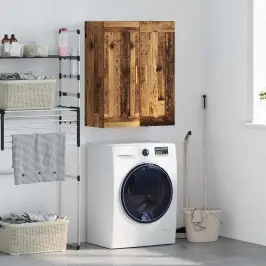 Sienas Skapis Vecs Koks 69,5 X 34 X 90 Cm Inženierijas Koks Vidaxl