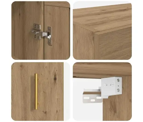 Seinakapp Käsitööpuu 69,5 X 34 X 90 Cm Tehispuit