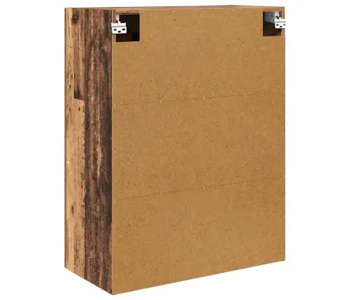 Sienas Skapis Vecs Koks 69,5 X 34 X 90 Cm Inženierijas Koks Vidaxl