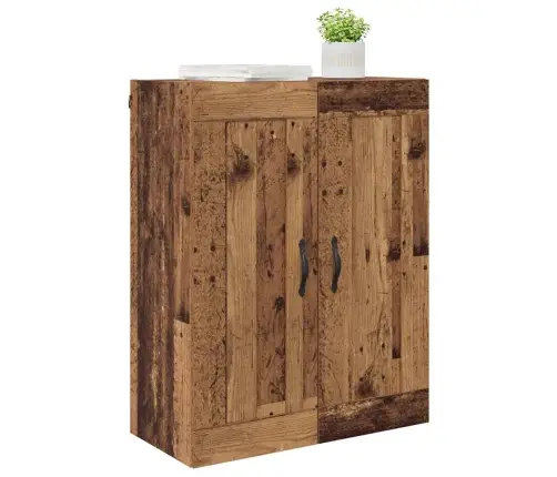 Sienas Skapis Vecs Koks 69,5 X 34 X 90 Cm Inženierijas Koks Vidaxl