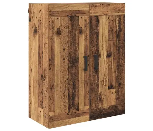 Sienas Skapis Vecs Koks 69,5 X 34 X 90 Cm Inženierijas Koks Vidaxl