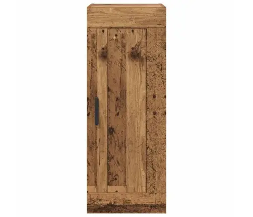 Sienas Skapis Vecs Koks 34,5 X 34 X 90 Cm Inženierijas Koks Vidaxl