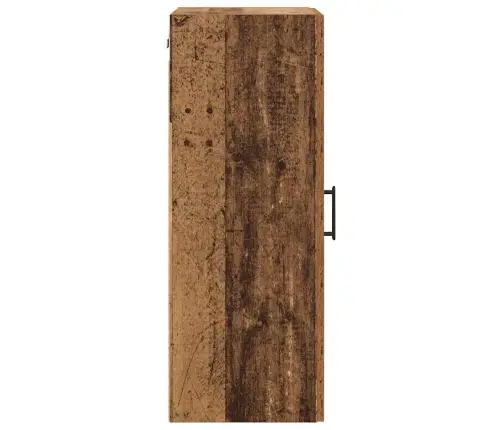 Sienas Skapis Vecs Koks 34,5 X 34 X 90 Cm Inženierijas Koks Vidaxl