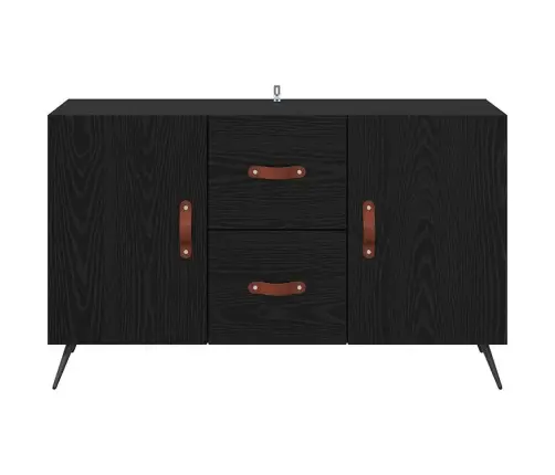 Puse Melns Ozolkoks 100 X 36 X 60 Cm Inženierijas Koks Vidaxl