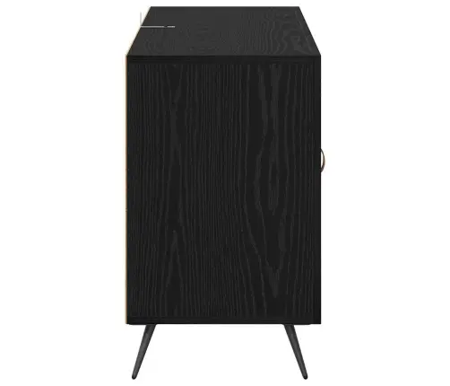 Puse Melns Ozolkoks 100 X 36 X 60 Cm Inženierijas Koks Vidaxl