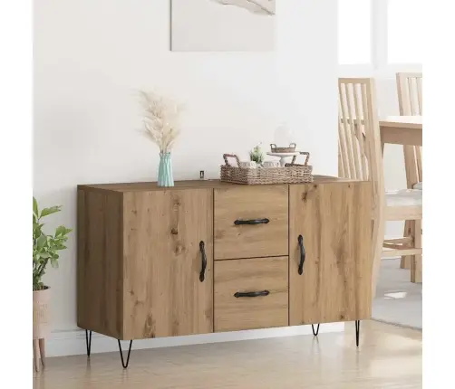 Puse Artisānā Ozols 100 X 36 X 60 Cm Inženierijas Koks Vidaxl