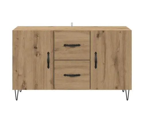 Puse Artisānā Ozols 100 X 36 X 60 Cm Inženierijas Koks Vidaxl