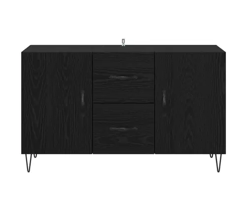 Puse Melns Ozolkoks 100 X 36 X 60 Cm Inženierijas Koks Vidaxl