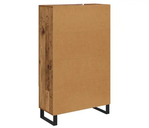 Augstais Skapītis Ar Atvilktni Vecs Koks 69,5 X 30 X 115 Cm Vidaxl