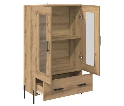 Augstais Skapītis Corona Artisānā Ozols 69,5 X 31 X 115 Cm Vidaxl