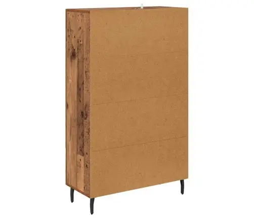 Augstais Skapītis Ar Atvilktni Vecs Koks 69,5 X 31 X 115 Cm Vidaxl