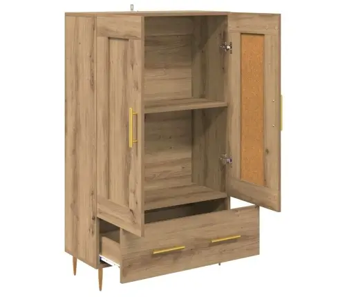 Augstais Skapītis Artisānā Ozols 69,5 X 31 X 115 Cm Vidaxl