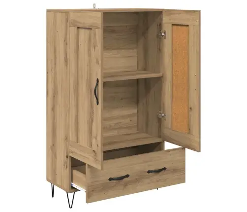 Augstais Skapītis Artisānā Ozols 69,5 X 31 X 115 Cm Vidaxl