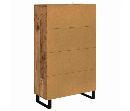 Aukštas Spintelė Su Stalčių Senovinis Medis 69,5 X 31 X 115 Cm