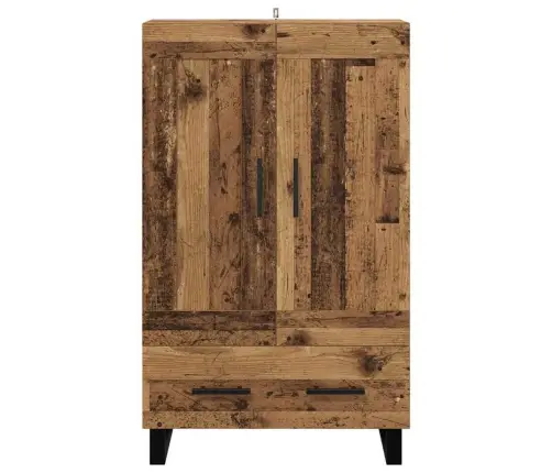 Aukštas Spintelė Su Stalčių Senovinis Medis 69,5 X 31 X 115 Cm