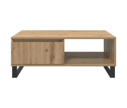 Kafijas Galdiņš Ar Atvilktni Amatnieku Ozola 90 X 60 X 35 Cm Vidaxl