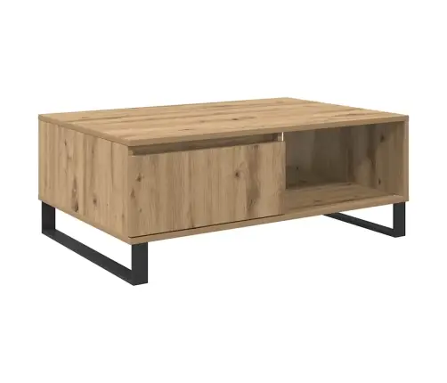 Kafijas Galdiņš Ar Atvilktni Amatnieku Ozola 90 X 60 X 35 Cm Vidaxl