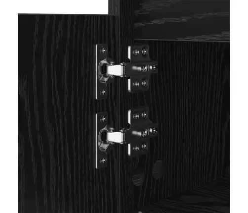 Kafijas Galdiņš Melns Ozols 90 X 60 X 35 Cm Inženierijas Koks Vidaxl