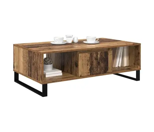 Kafijas Galdiņš Vecs Koks 104 X 60 X 35 Cm Inženierijas Koks Vidaxl
