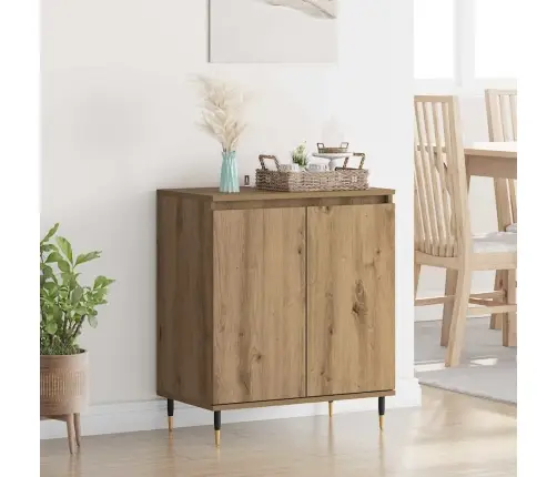 Puse Artisānā Ozols 60 X 35 X 70 Cm Inženierijas Koks Vidaxl