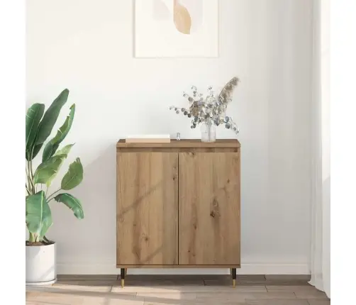 Puse Artisānā Ozols 60 X 35 X 70 Cm Inženierijas Koks Vidaxl