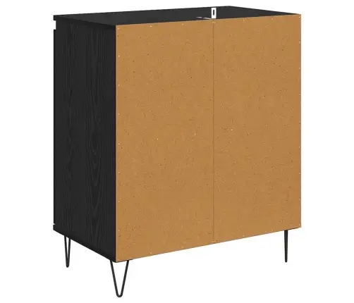 Puse Melns Ozolkoks 60 X 35 X 70 Cm Inženierijas Koks Vidaxl