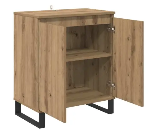 Puse Artisānā Ozols 60 X 35 X 70 Cm Inženierijas Koks Vidaxl