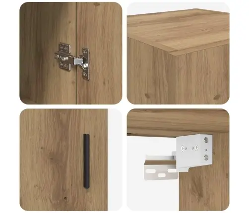 Pakabinama Spintelė Amatininkų Ąžuolas 34,5 X 34 X 90 Cm