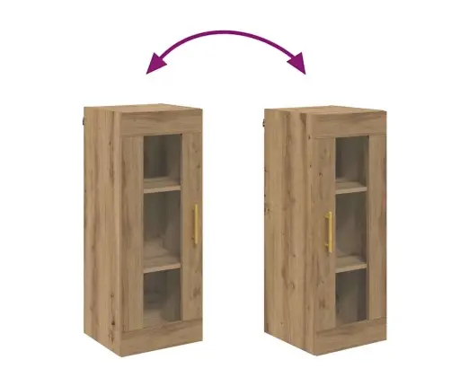 Sienas Skapis Artisānā Ozols 34,5 X 34 X 90 Cm Vidaxl