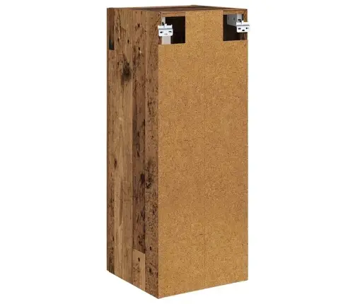 Seinakapp Vana Puit 34,5 X 34 X 90 Cm Kunstlik Puit Ja Klaas