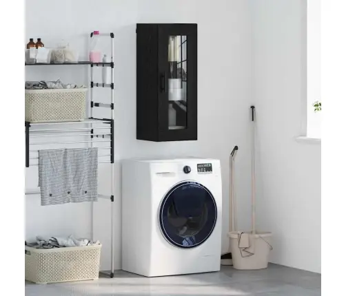 Pakabinama Spintelė Juodas Ąžuolas 34,5 X 34 X 90 Cm